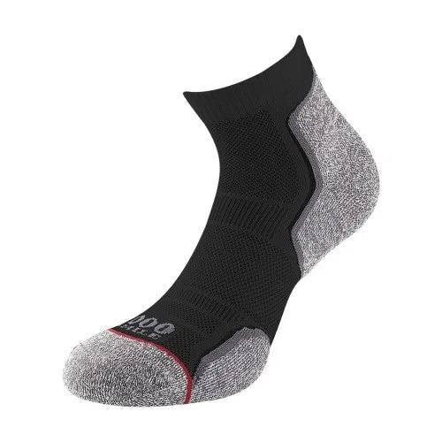1000 Mile Womens/Ladies Recycled Ankle Socks (Pack of 2)