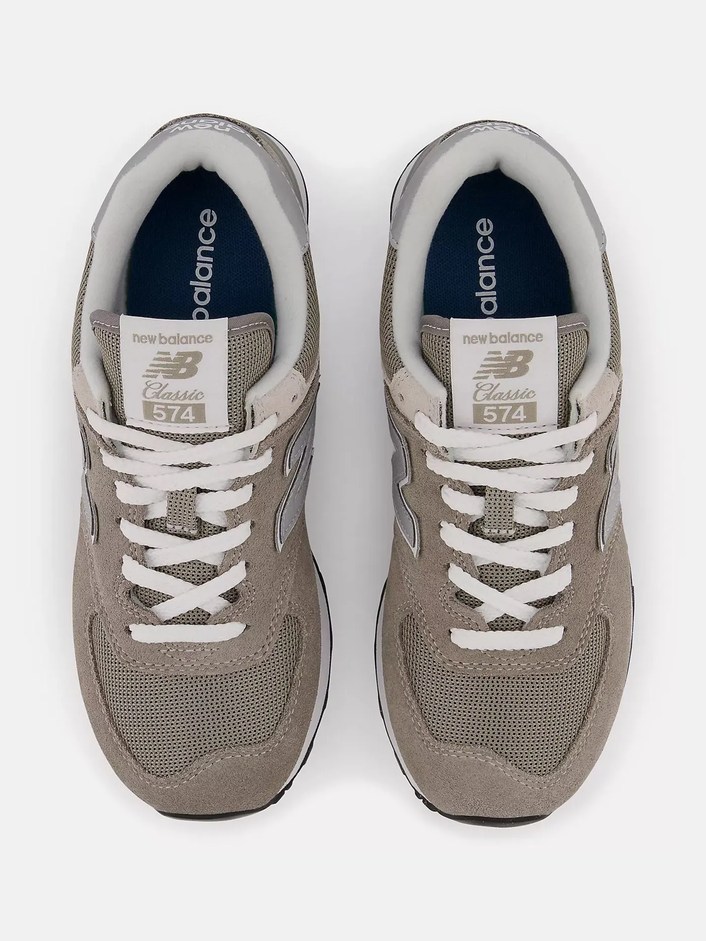 574 Grey/White Shoes