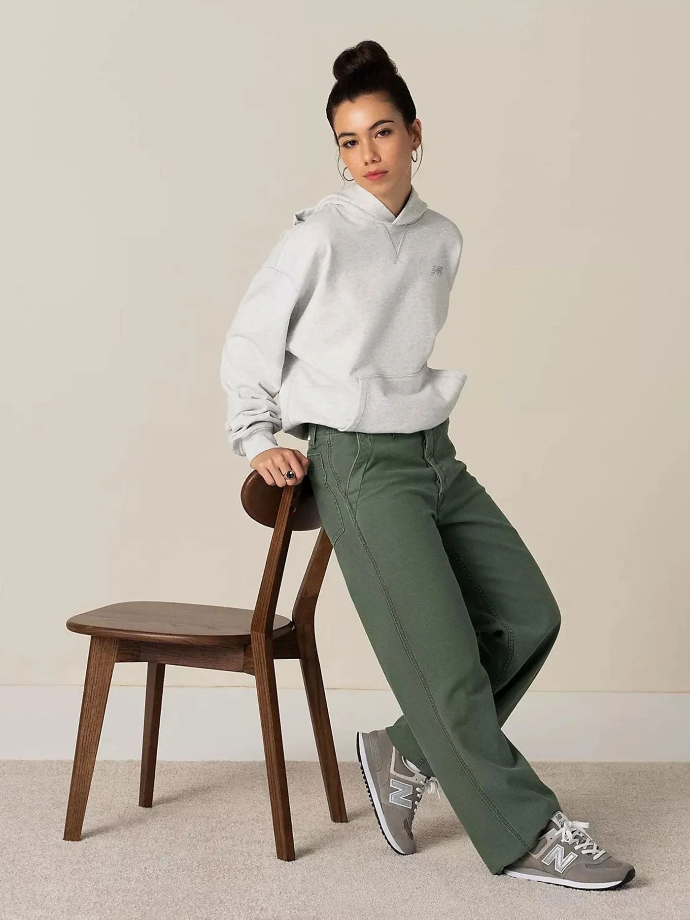 574 Grey/White Shoes