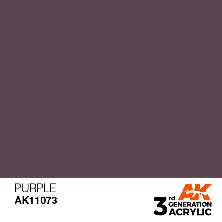 AK Interactive AK11073 3G Purple Acrylic Paint 17ml
