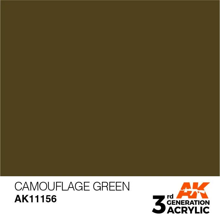 AK Interactive AK11156 3G Camouflage Green Acrylic Paint 17ml