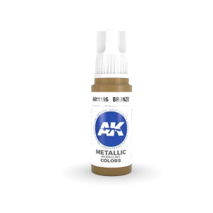 AK Interactive AK11196 3G Bronze Acrylic Paint 17ml