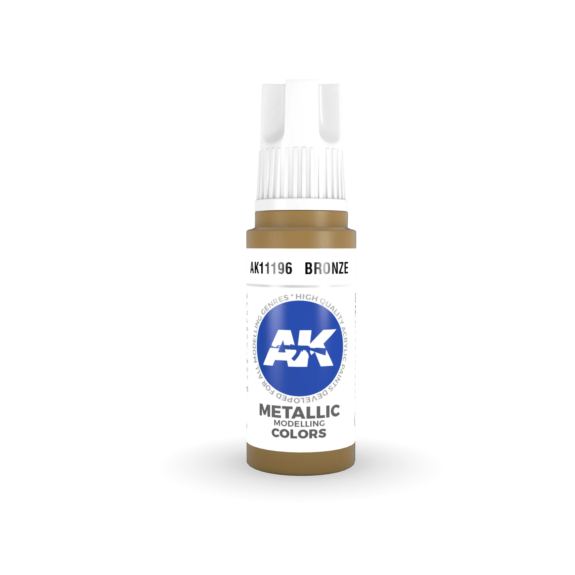 AK Interactive AK11196 3G Bronze Acrylic Paint 17ml