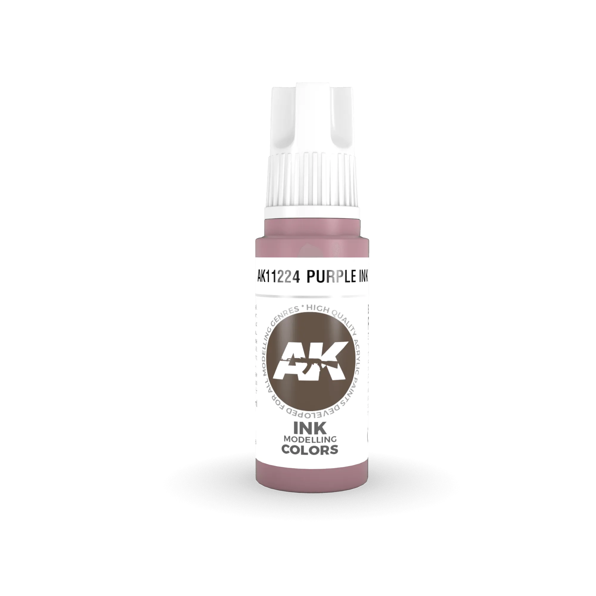 AK Interactive AK11224 3G Purple Ink Acrylic Paint 17ml