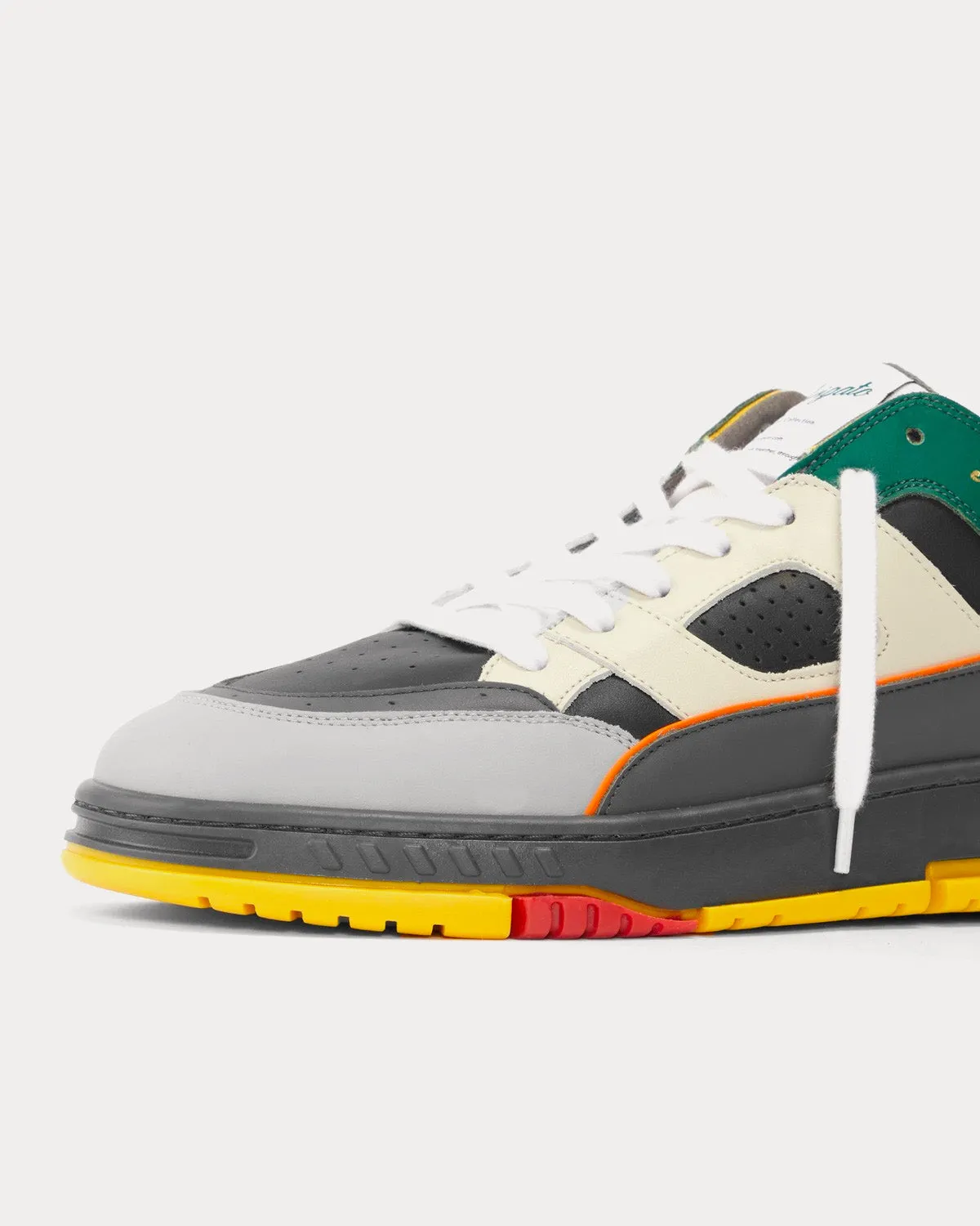 Area Lo Black / Green Low Top Sneakers