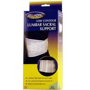 Bell-Horn Low Contour Lumbar Sacral Support, 3X-Large 62" - 70" Waist