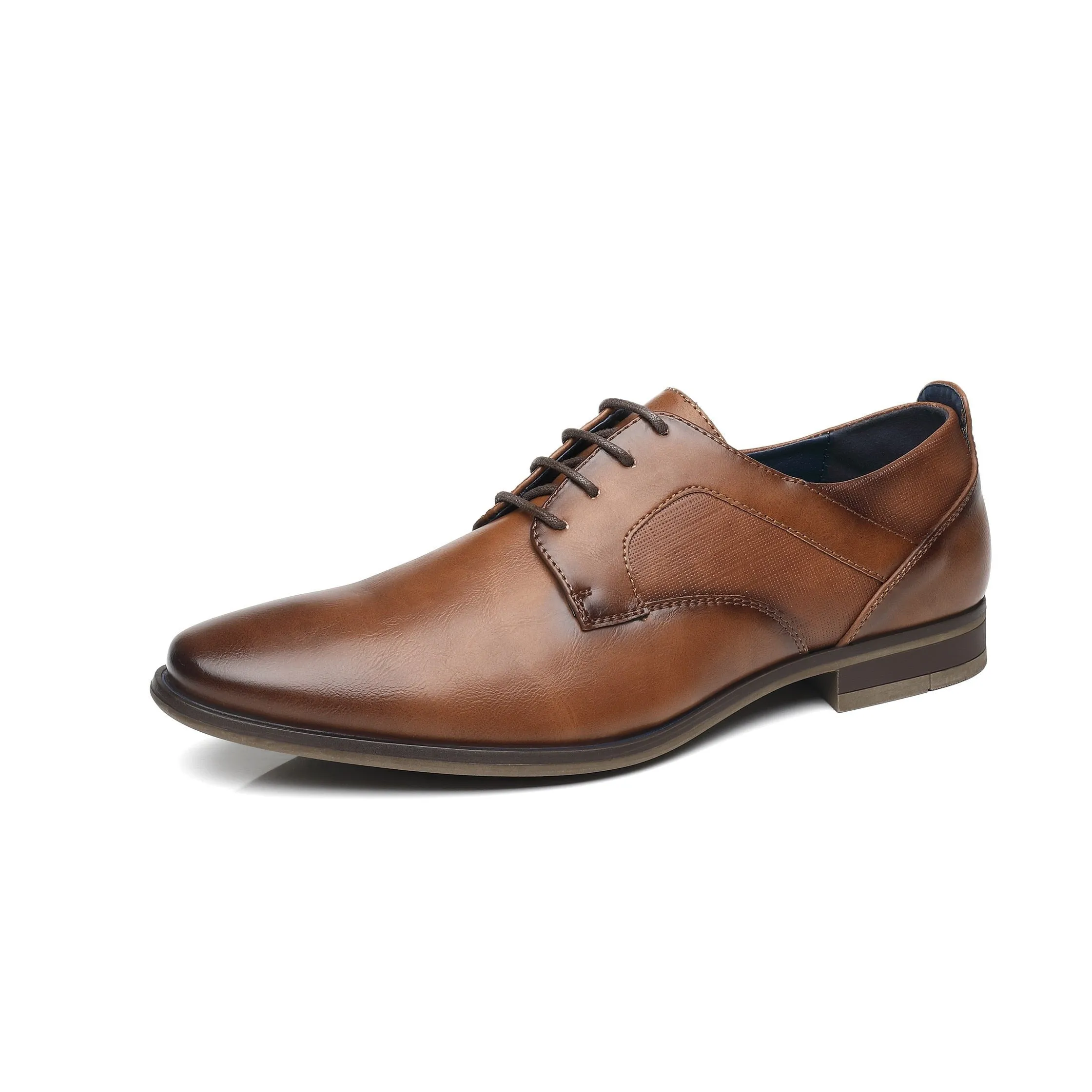 BHKH Mens Patent Leather Shoes Autumn Lace Up Classic Vintage Social Shoe Male Zapatos Hombre Business Office Work Shoes For Men