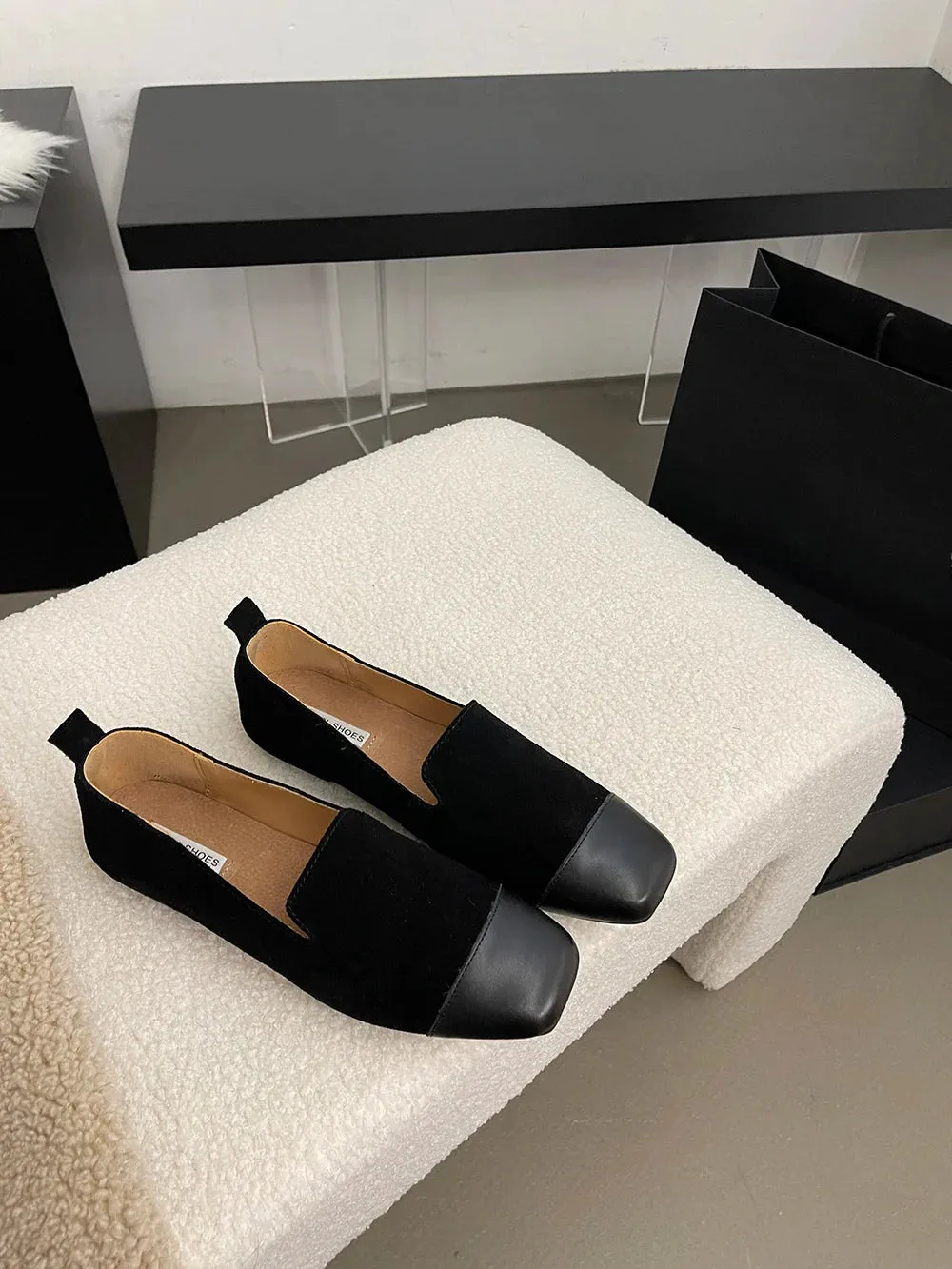 binfenxie  -  Round Toe Women Loafers Mary Janes Mixed Color 2024 New Arrivals Sexy Party Flat Heeled Fashion Autumn Spring Dress Shoes Woman