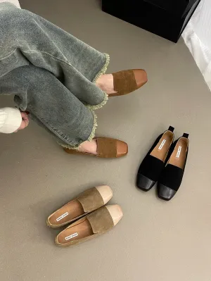 binfenxie  -  Round Toe Women Loafers Mary Janes Mixed Color 2024 New Arrivals Sexy Party Flat Heeled Fashion Autumn Spring Dress Shoes Woman