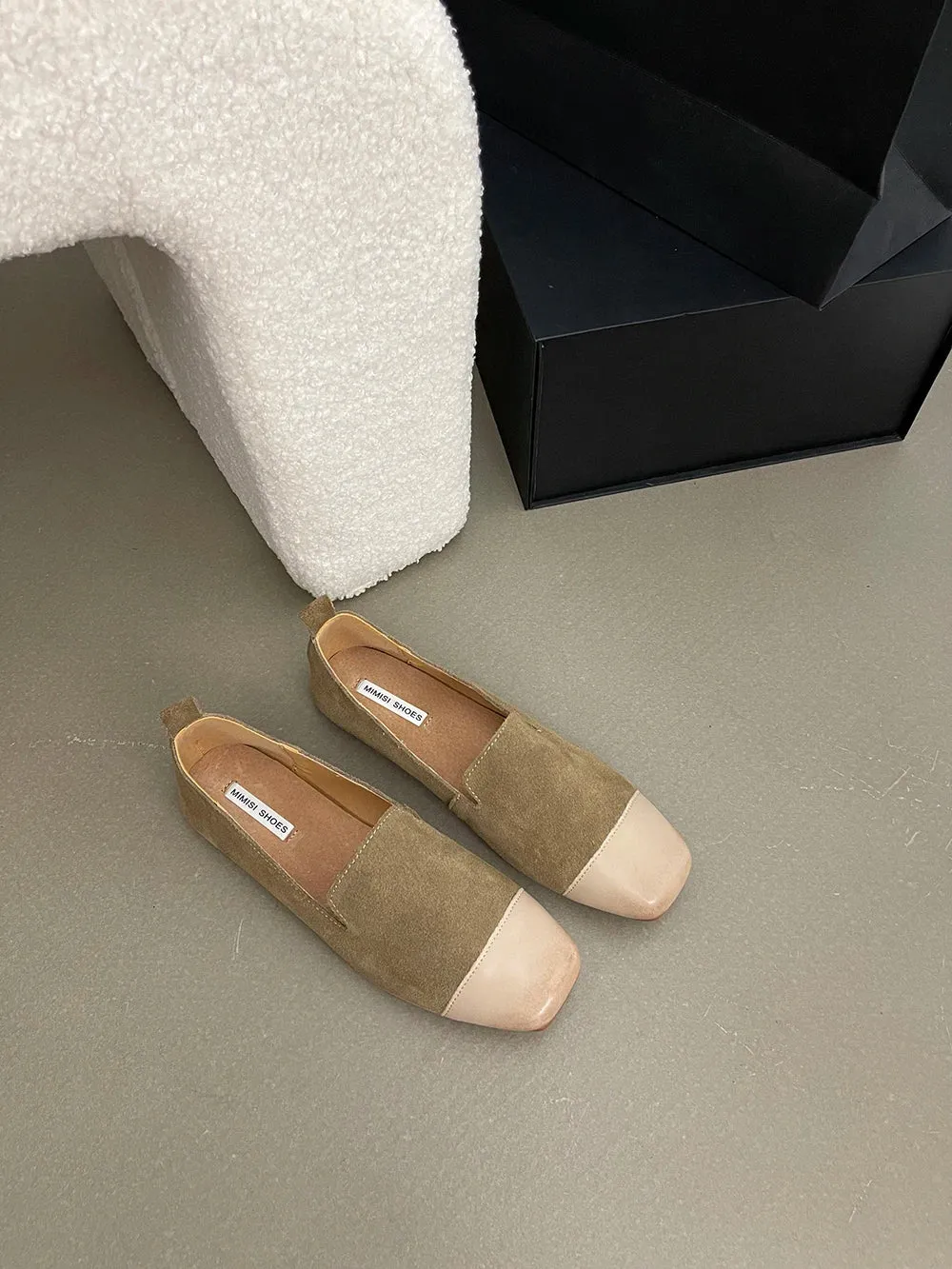 binfenxie  -  Round Toe Women Loafers Mary Janes Mixed Color 2024 New Arrivals Sexy Party Flat Heeled Fashion Autumn Spring Dress Shoes Woman