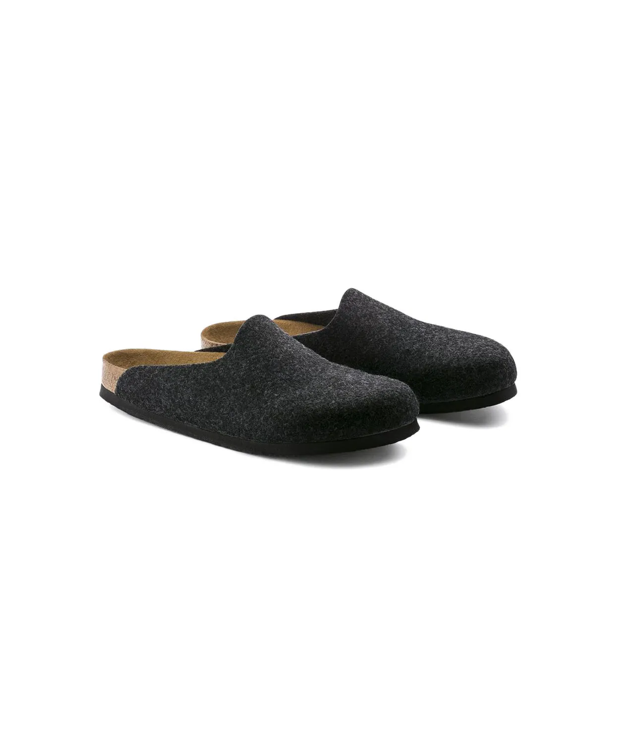 Birkenstock Amsterdam Felt Anthracite Clogs