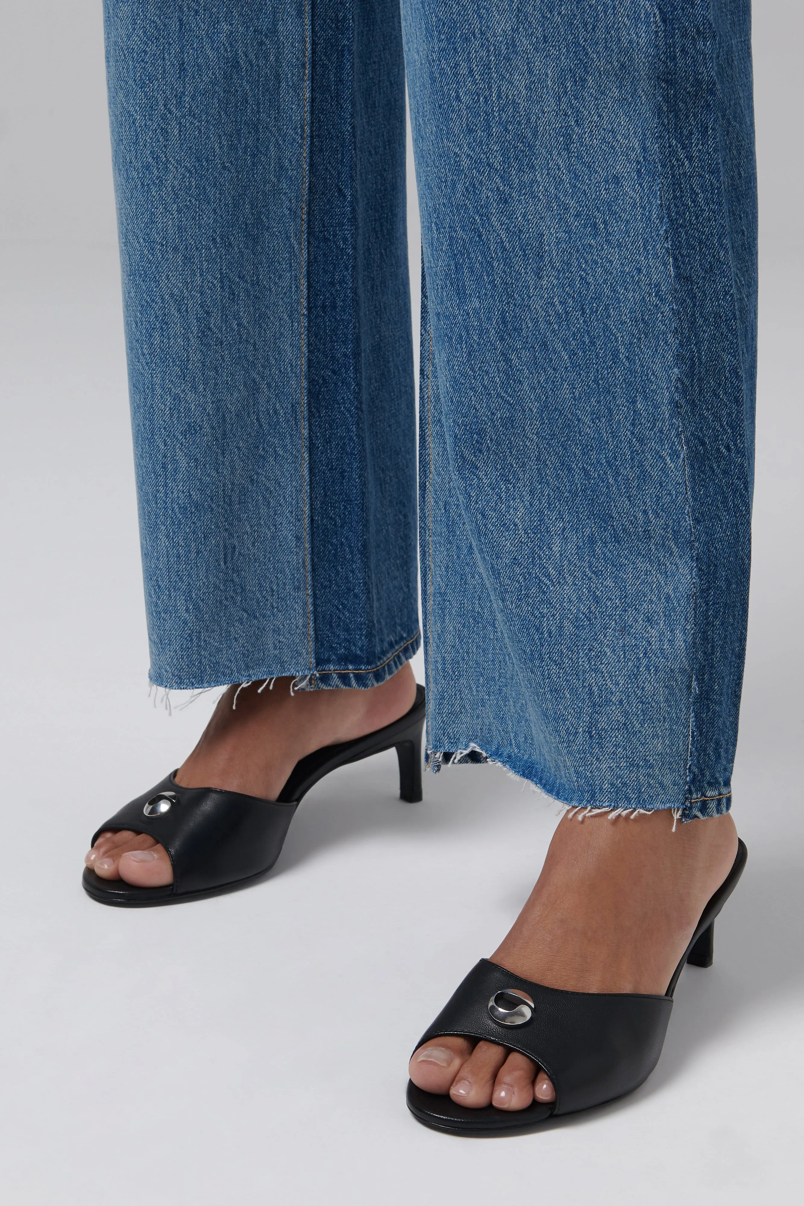Black 65 Logo Mule