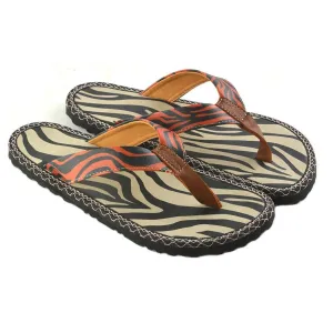 Black & White Zebra Flip-Flop CAL407