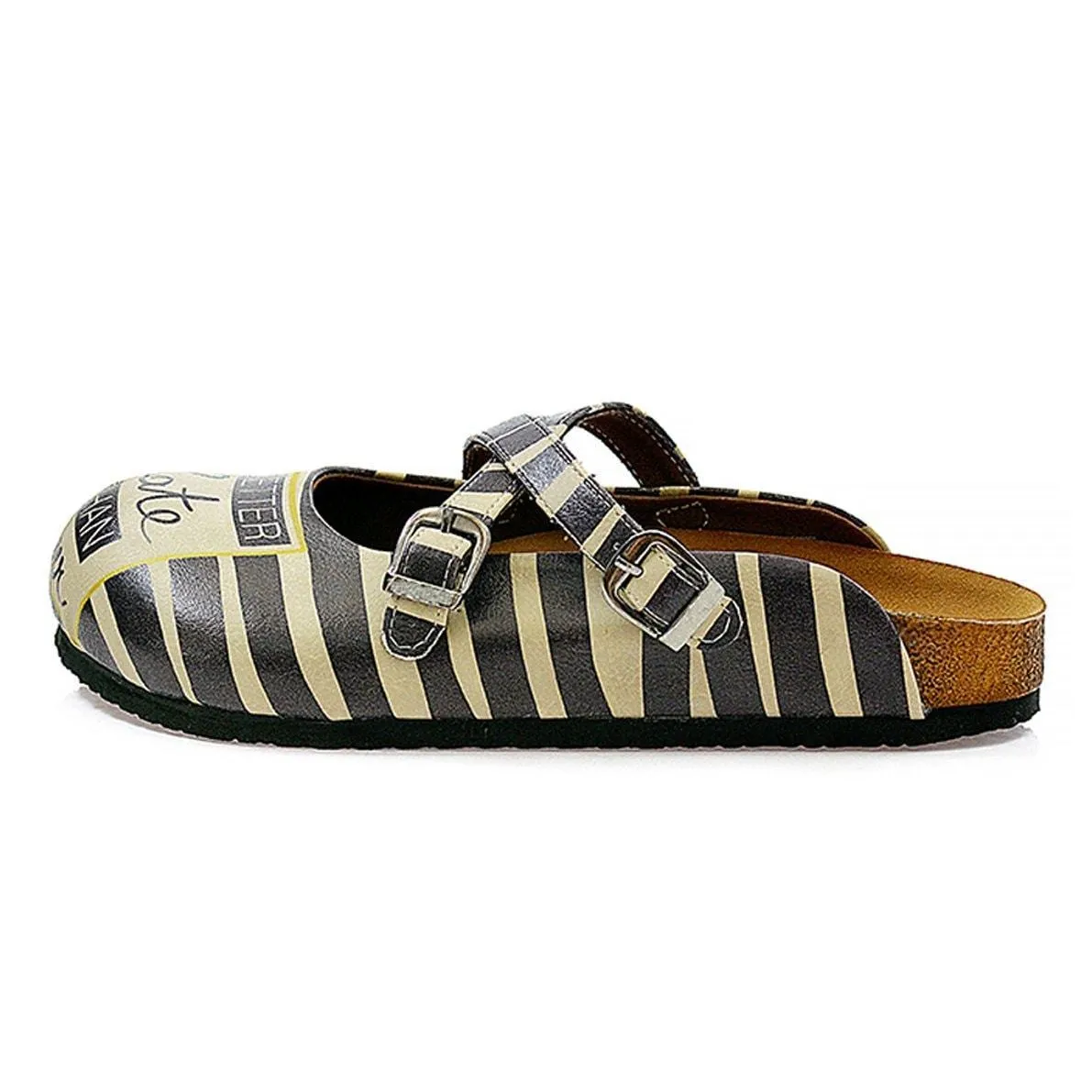 Black Better Late Than Never Clogs CAL111