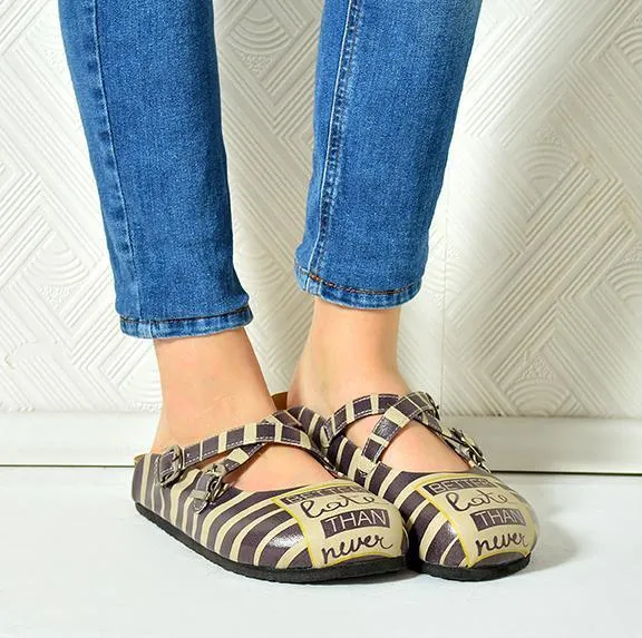 Black Better Late Than Never Clogs CAL111