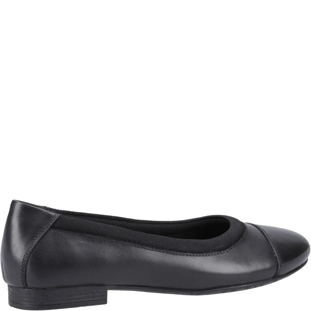 Black Emma XL Senior School Shoes