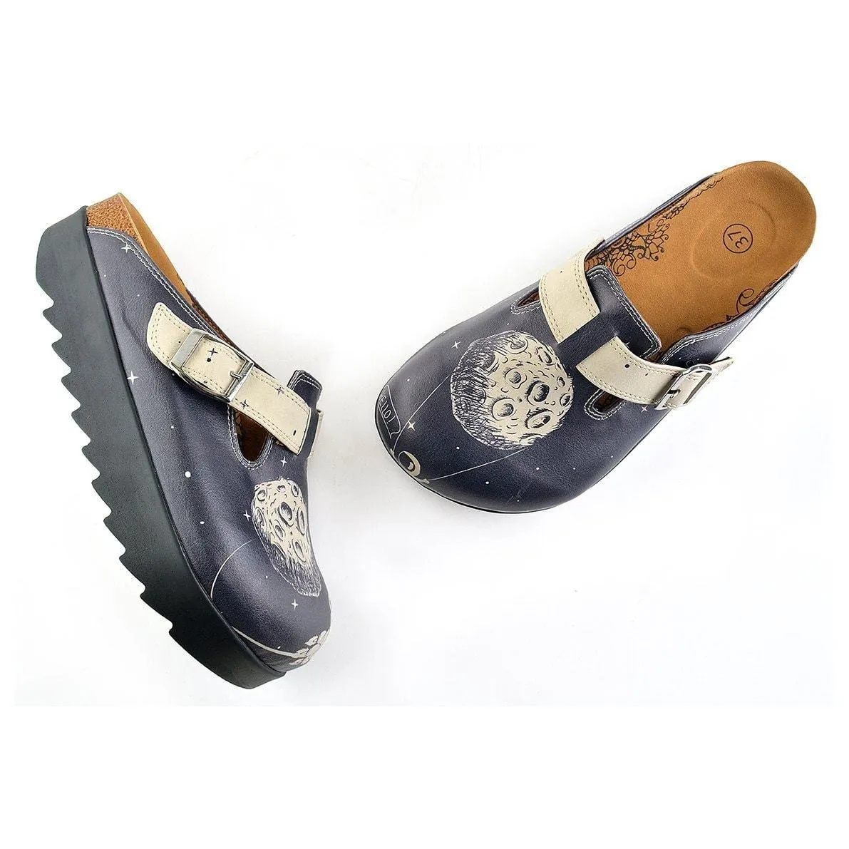 Black Moon & Astronaut Clogs CAL704