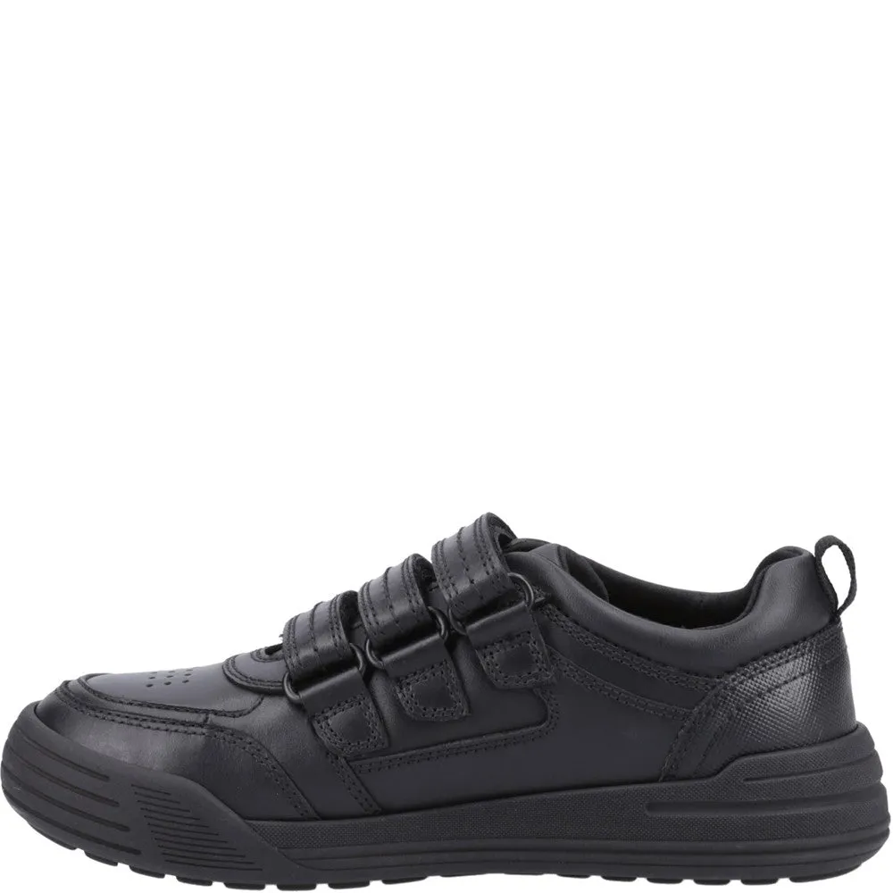 Black Scott Junior School Shoes