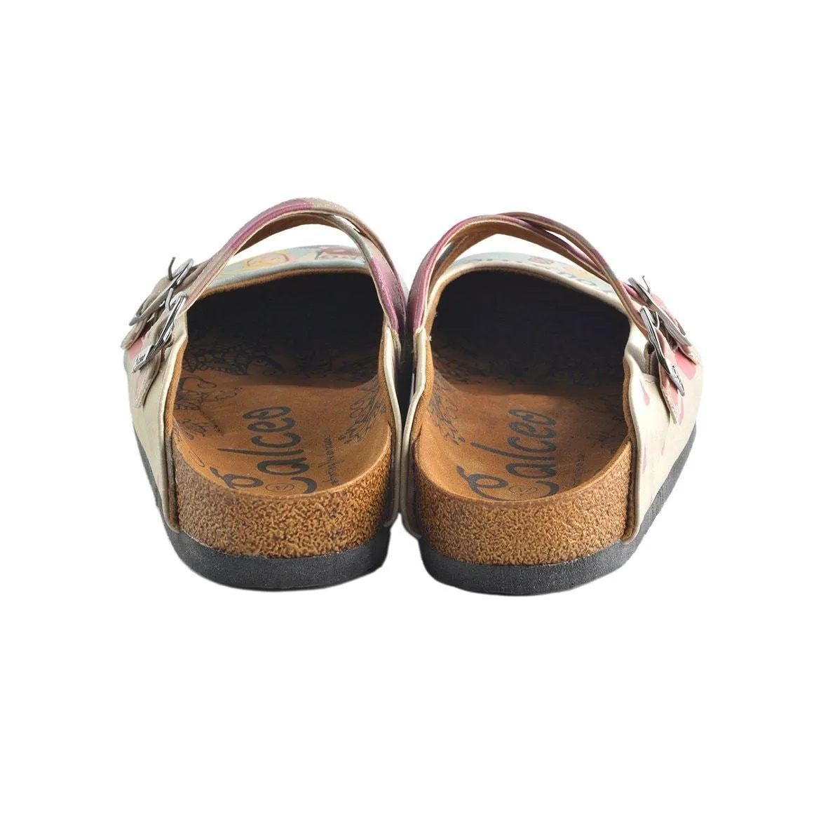 Blue & Pink You & Me Clogs CAL147