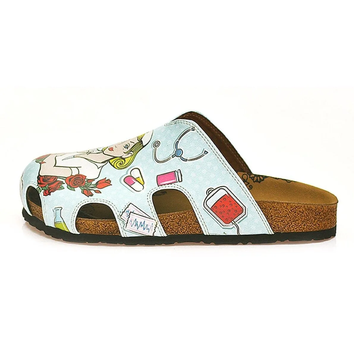 Blue Nurse Clogs WCAL603