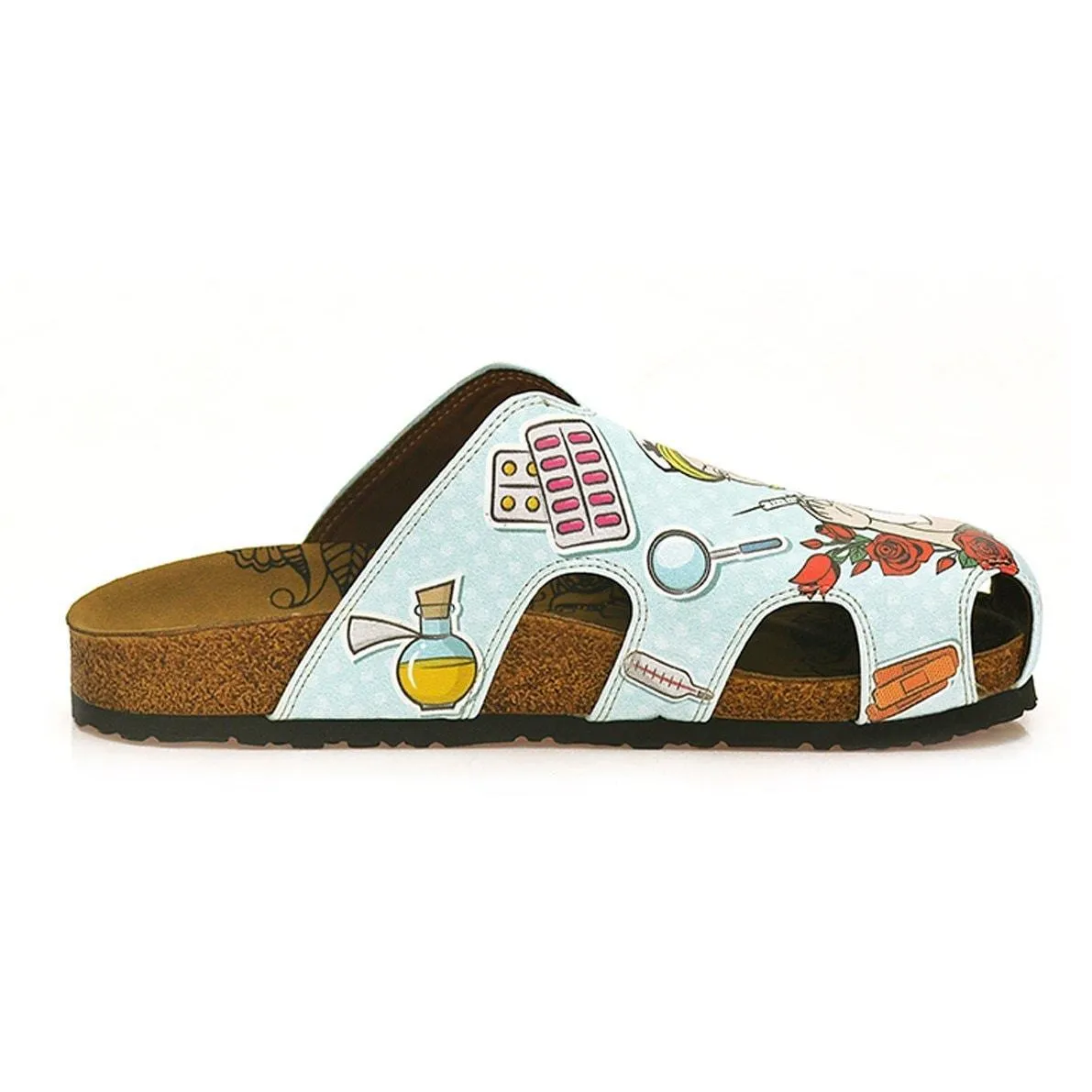 Blue Nurse Clogs WCAL603