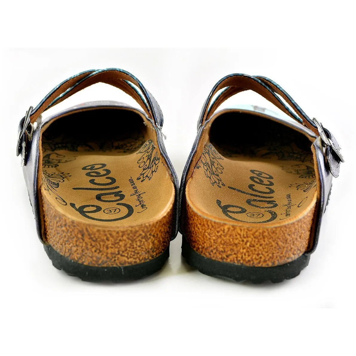 Blue "I Love You To The Moon & Back Clogs WCAL138