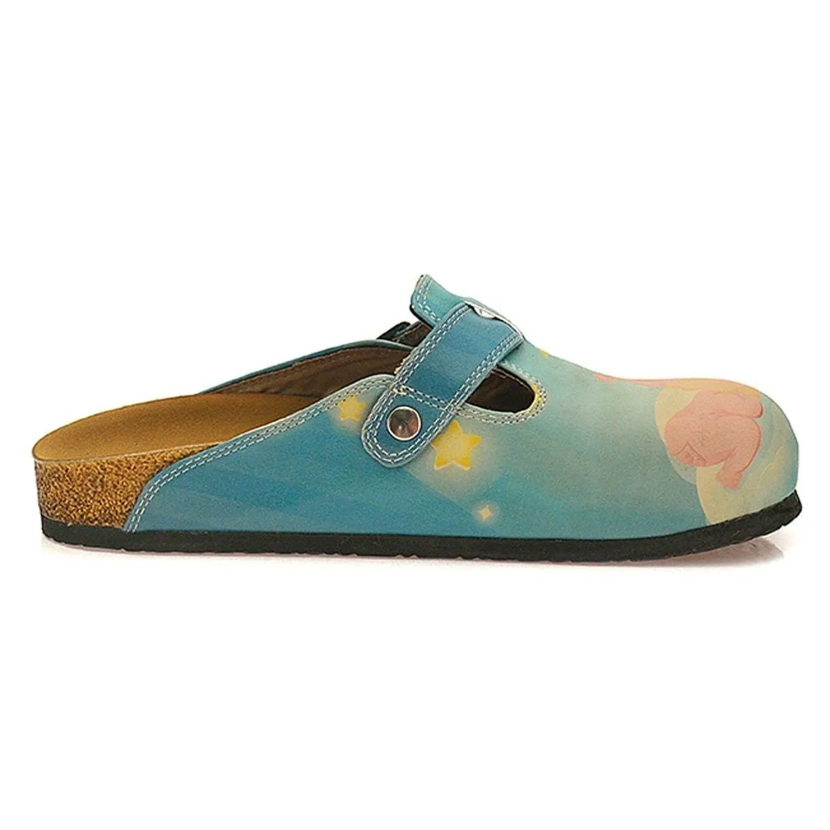 Blue Sleeping Baby Clogs CAL334