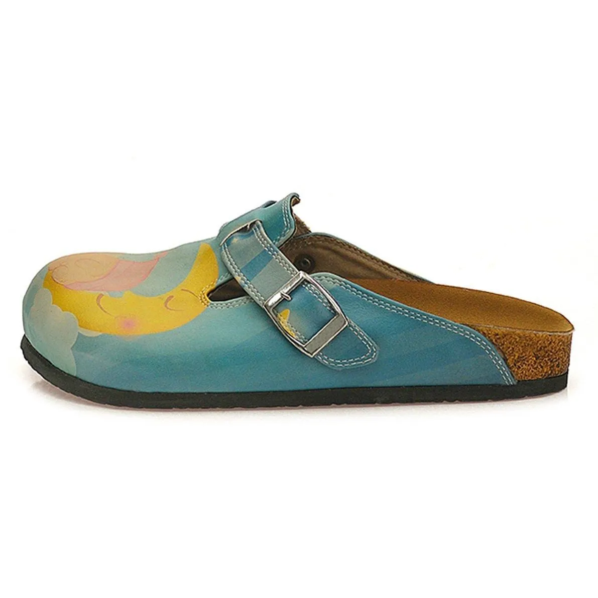 Blue Sleeping Baby Clogs CAL334