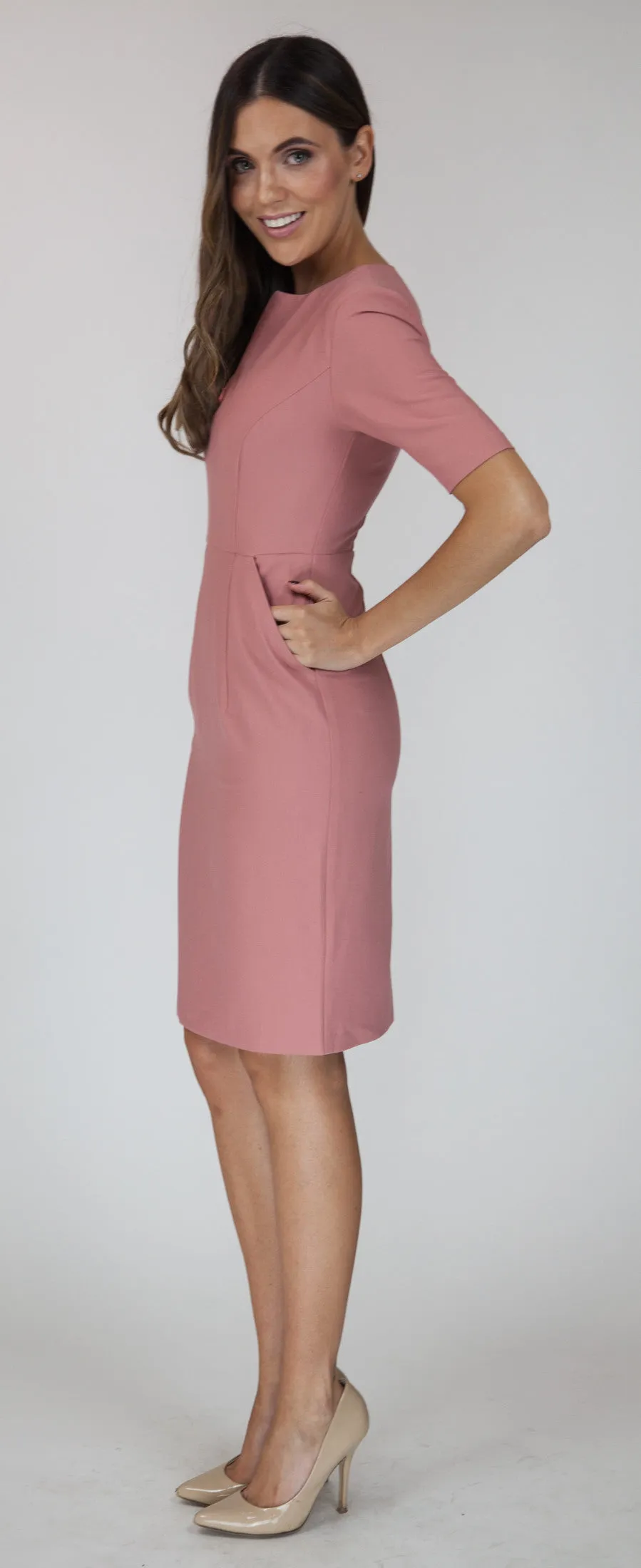 Blush Woman of Wall Street Dress