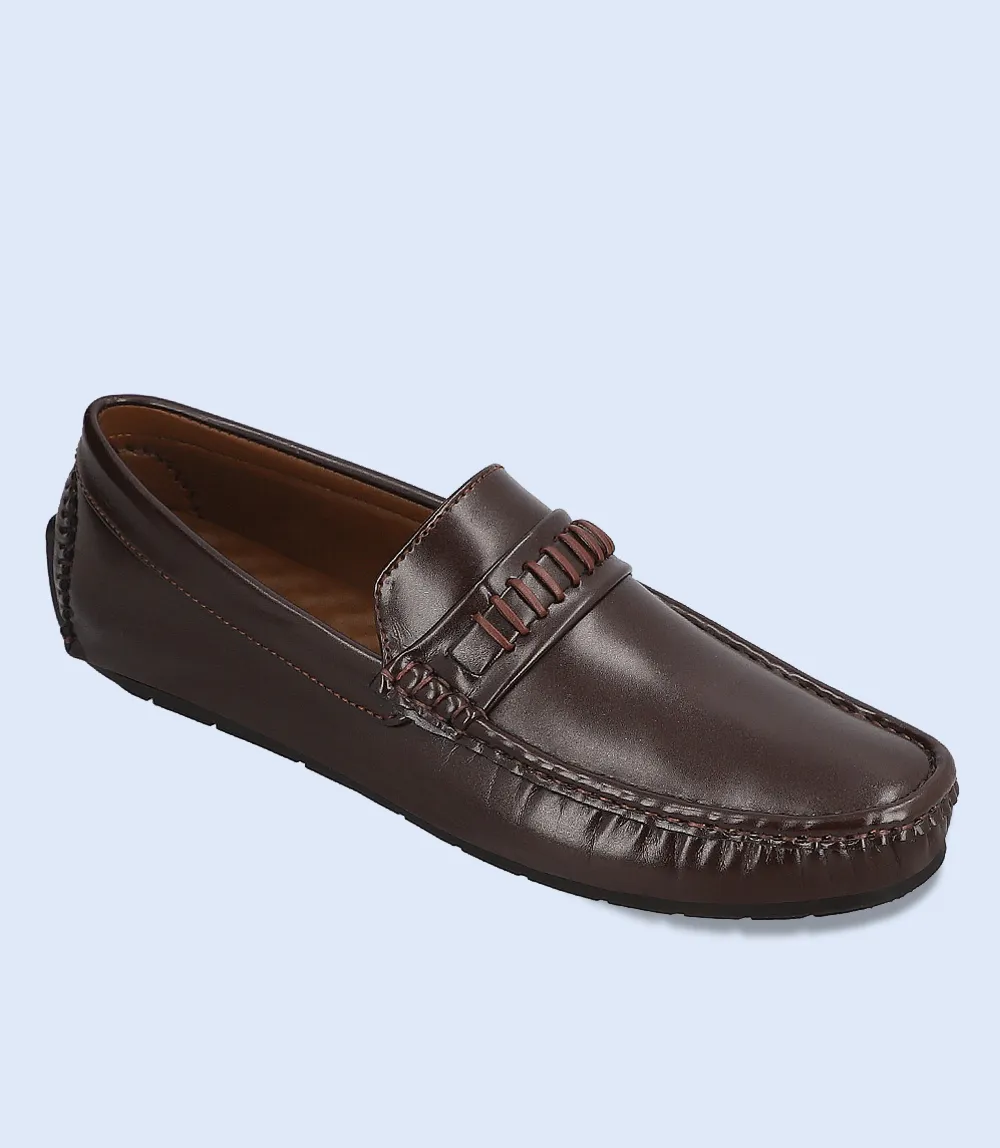 BM6701-COFFEE-Men Loafers