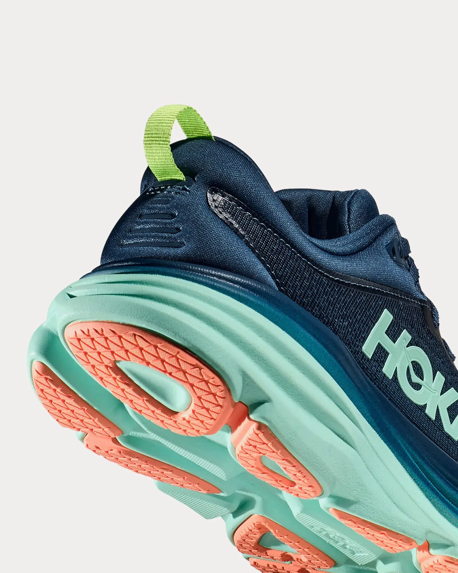 Bondi 8 Midnight / Seafoam Running Shoes