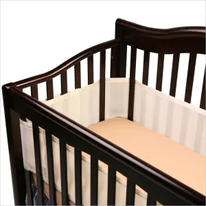 Breathable Baby Bumpers in Ecru