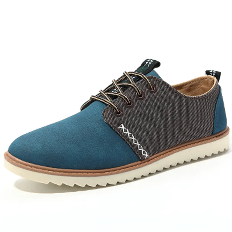 Breathable Lace-Up Men's Flats