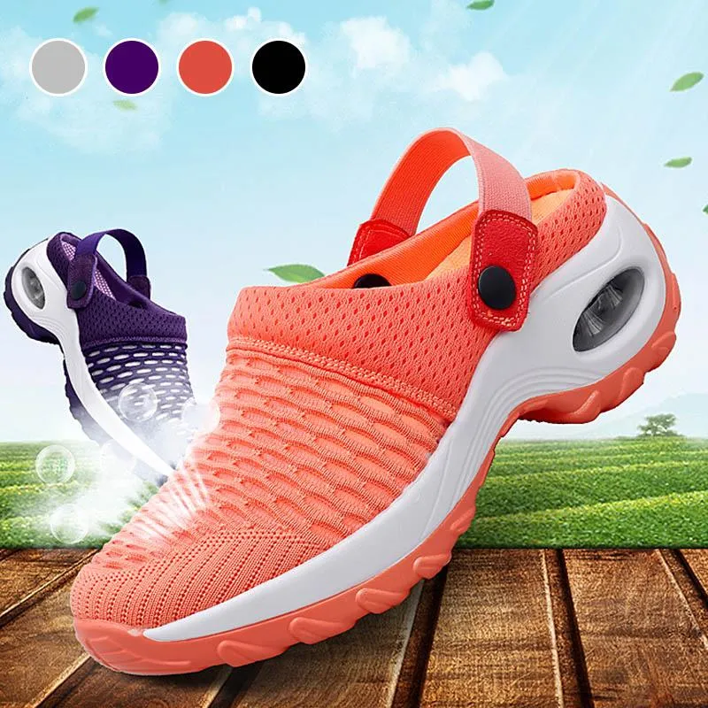 Breathable women's shoes with air cushion for leisure