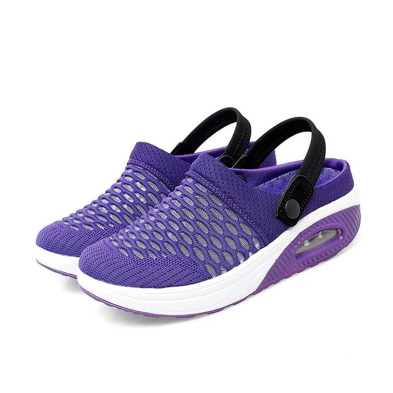 Breathable women's shoes with air cushion for leisure