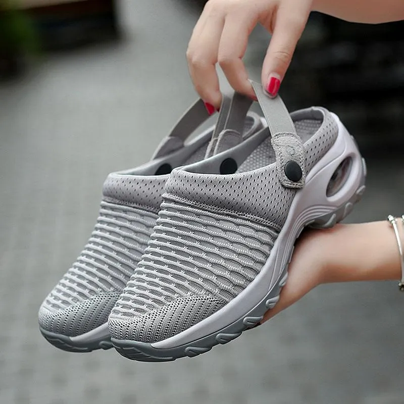 Breathable women's shoes with air cushion for leisure