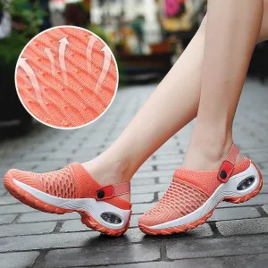 Breathable women's shoes with air cushion for leisure
