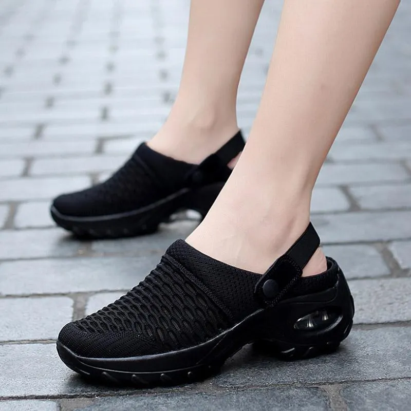 Breathable women's shoes with air cushion for leisure