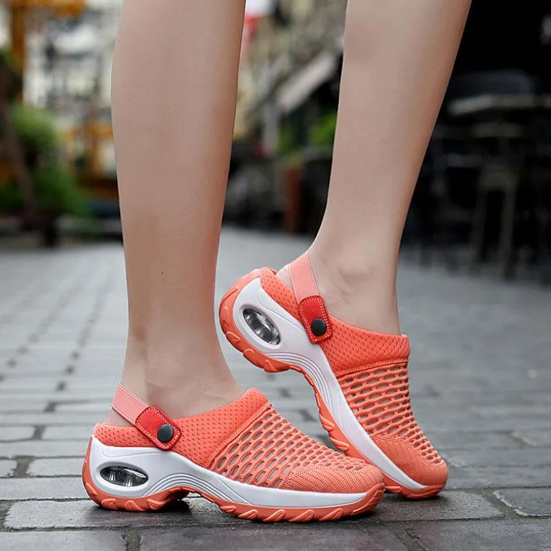 Breathable women's shoes with air cushion for leisure