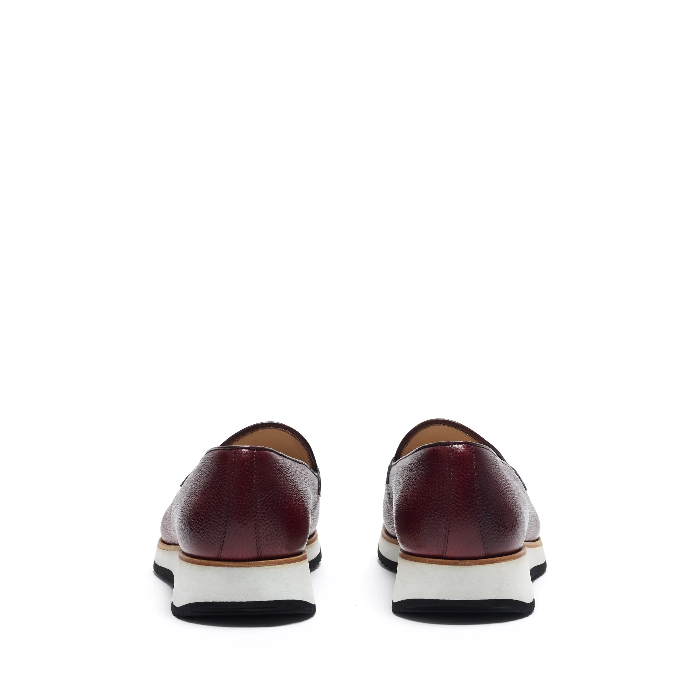 Burgundy Calf Leather Penny Loafer