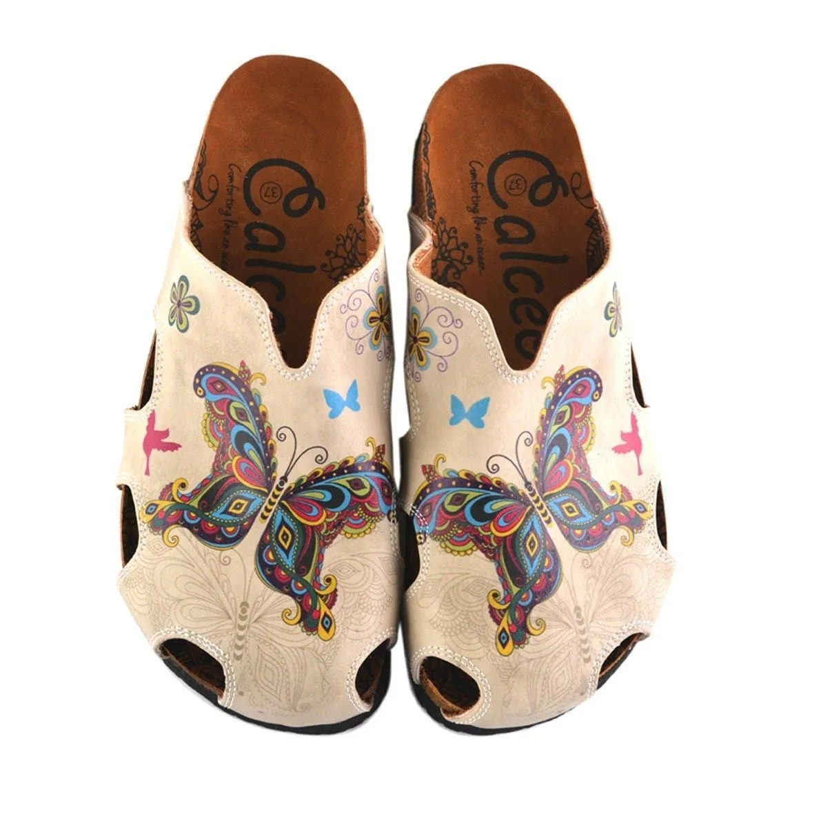 Butterfly and Bird Clogs CAL608