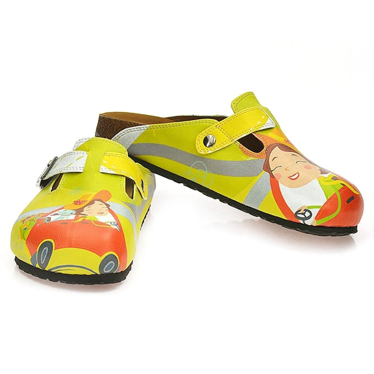Cat in The Car Clogs WCAL332