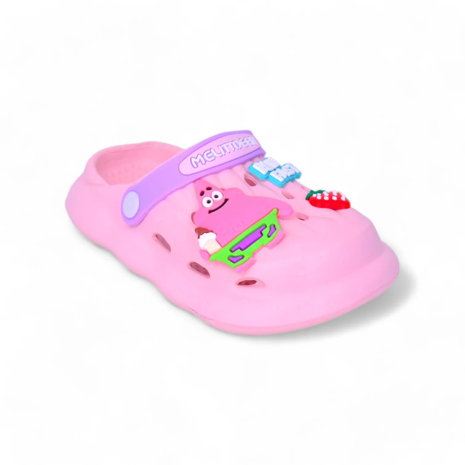 City Walk Sling Back Melittder Cute Cartoon Clogs Kids Footwear Pink CHP362PK