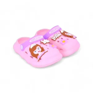 City Walk Sling Back Melittder Cute Cartoon Clogs Kids Footwear Pink CHP362PK