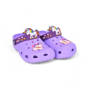 City Walk Sling Back Unicorn Cute Cartoon Clogs Kids Footwear Assorted CHP378