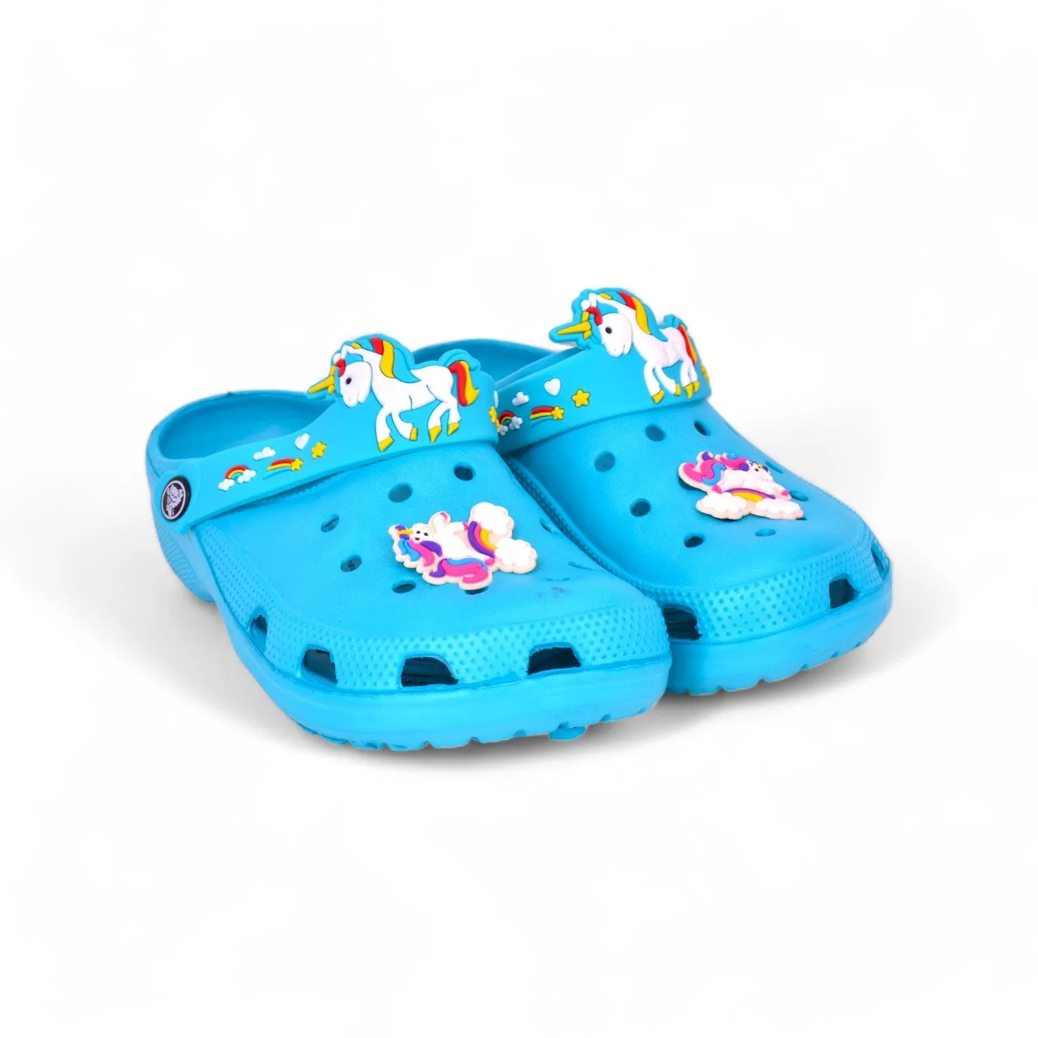 City Walk Sling Back Unicorn Cute Cartoon Clogs Kids Footwear Assorted CHP378