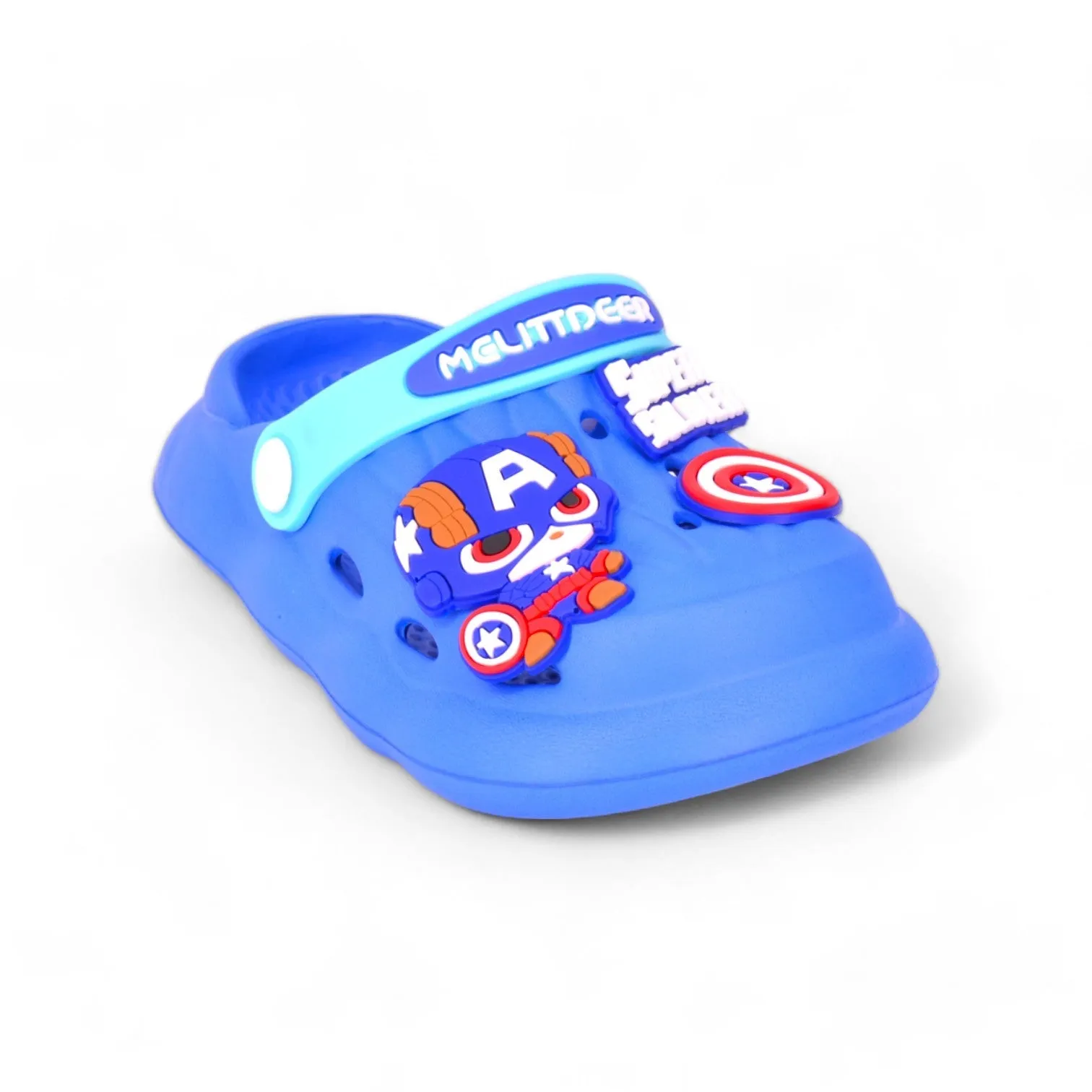 City Walkâ€™s Sling Back Melittder Cute Cartoon Clogs Kids Footwear Blue CHP359B
