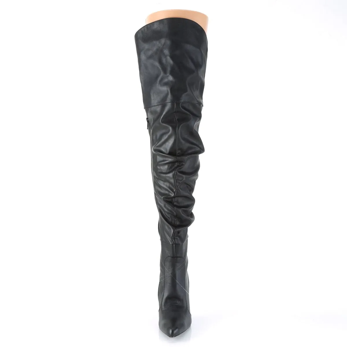 CLASSIQUE-3011 Black Faux Leather