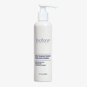 Clear Complexion Cleanser - With Salicylic, Glycolic, Lactic Acid and Camphor