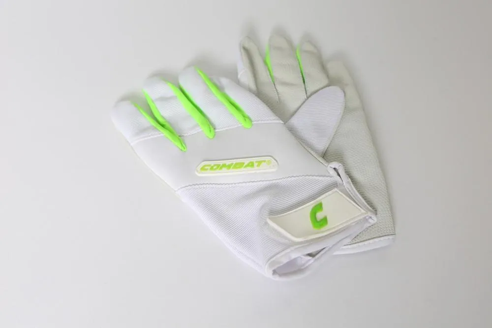 Combat Derby Life Girls Batting Glove Lime